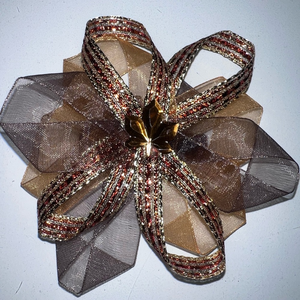 Fall leaves 🍁 Hair Bow